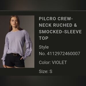 Lavender Long Sleeve Top